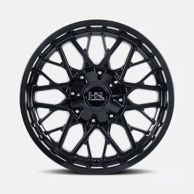 Hardrock Offroad Bomber 22x10 Gloss Black -25mm ET 110.3mm CB 5x150/5x139.7 wheel