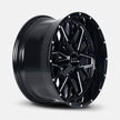 Hardrock Offroad Bomber 22x10 Gloss Black Milled -25mm ET 110.3mm CB 5x150/5x139.7 wheel
