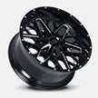 Hardrock Offroad Bomber 20x12 Gloss Black Milled -51mm ET 125.2mm CB 8x165.1 wheel