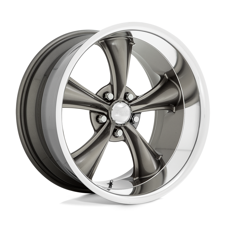 American Racing - VN338 - Boss TT - 20x8.5/2mm ET - 5x120.65 - Graphite w/Diamond Cut Lip
