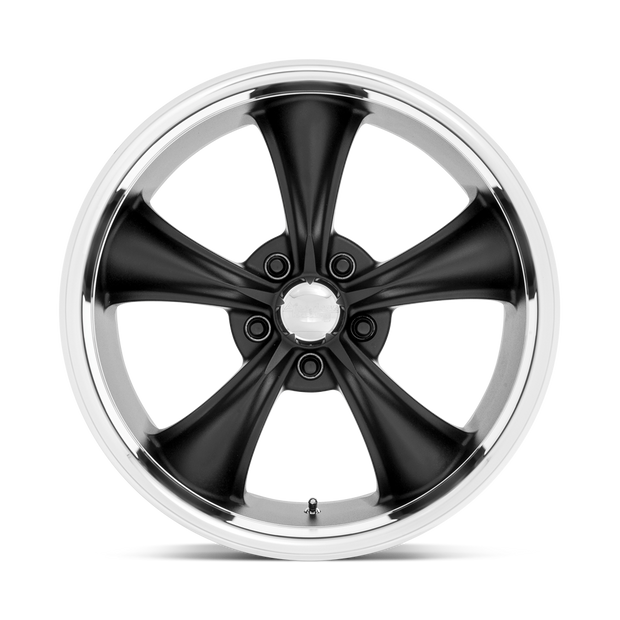 American Racing - VN338 - Boss TT - 18x9.5/-4mm ET - 5x120.65 - Textured Black w/Diamond Cut Lip
