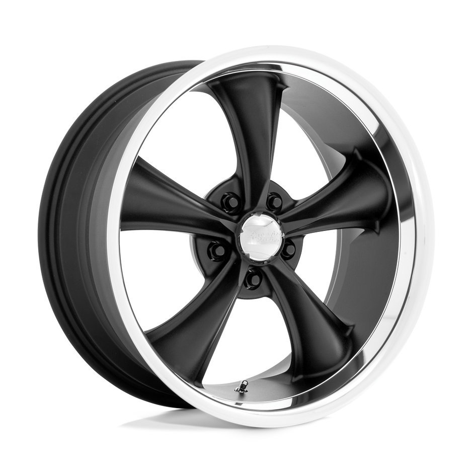 American Racing - VN338 - Boss TT - 18x9.5/-4mm ET - 5x120.65 - Textured Black w/Diamond Cut Lip