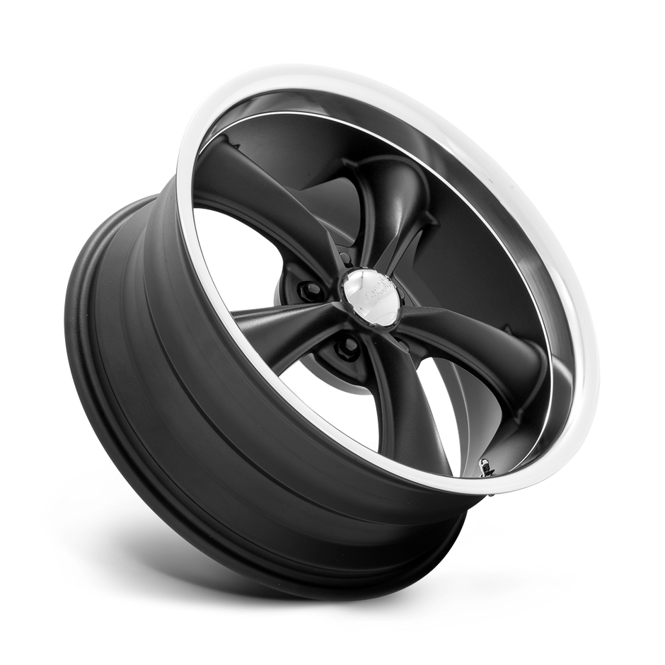 American Racing - VN338 - Boss TT - 18x9.5/-4mm ET - 5x120.65 - Textured Black w/Diamond Cut Lip