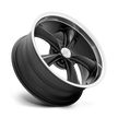 American Racing - VN338 - Boss TT - 18x9.5/-4mm ET - 5x120.65 - Textured Black w/Diamond Cut Lip