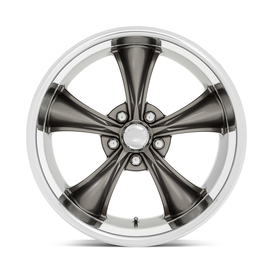 American Racing VN338 Boss TT 18x9.5 Graphite w/Diamond Cut Lip -4mm ET 72.56mm CB 5x114.3