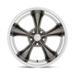 American Racing VN338 Boss TT 18x9.5 Graphite w/Diamond Cut Lip -4mm ET 72.56mm CB 5x114.3