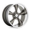American Racing VN338 Boss TT 18x9.5 Graphite w/Diamond Cut Lip -4mm ET 72.56mm CB 5x114.3