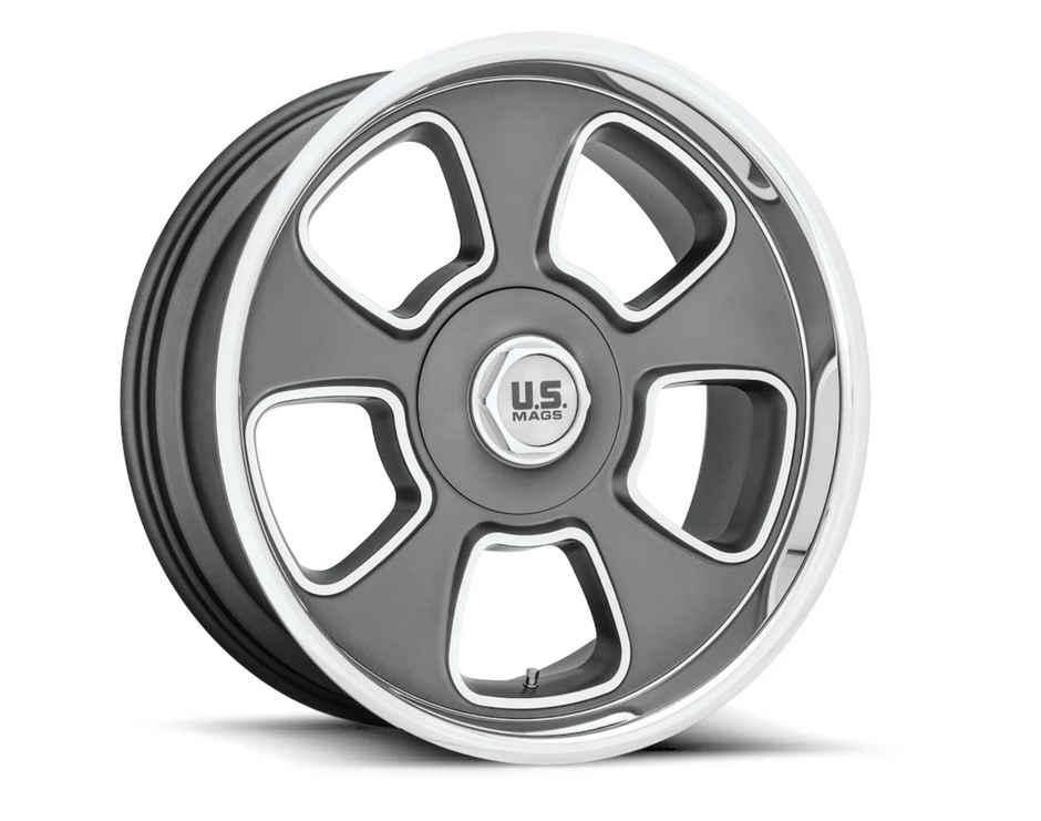 U.S. Mags U125 Boulevard 20x9.5 Matte Gunmetal 1mm ET 72mm CB 5x114.3