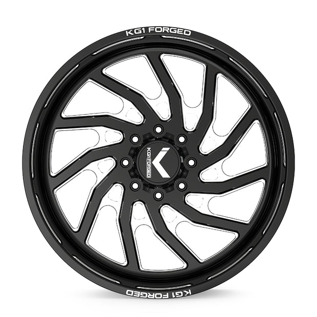 KG1 Forged KF006 Bounty 26x16 Gloss Black Milled -101mm ET 125.1mm CB 8x170