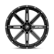 MSA Offroad Wheels M41 Boxer 16x7 Gloss Black Milled 10mm ET 112.1mm CB 4x137
