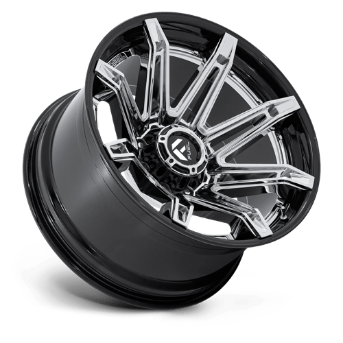 Fuel Wheels FC401 Brawl 20x10 Chrome w/Gloss Black Lip -18mm ET 87.1mm CB 6x135
