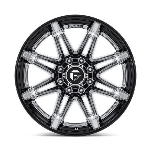 Fuel Wheels FC401 Brawl 20x10 Chrome w/Gloss Black Lip -18mm ET 87.1mm CB 6x135