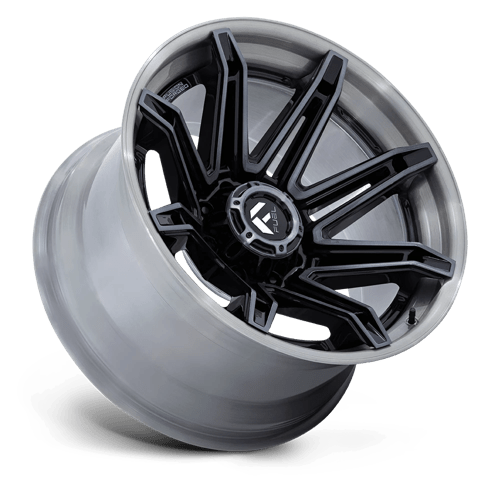 Fuel Wheels FC401 Brawl 20x10 Gloss Black Brushed w/Dark Tint -18mm ET 87.1mm CB 6x135