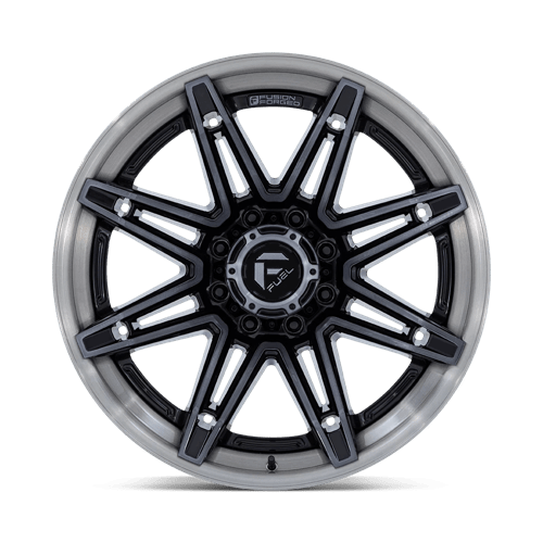 Fuel Wheels FC401 Brawl 20x10 Gloss Black Brushed w/Dark Tint -18mm ET 87.1mm CB 6x135