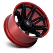 Fuel Wheels FC401 Brawl 20x10 Matte Black w/Candy Red Lip -18mm ET 87.1mm CB 6x135