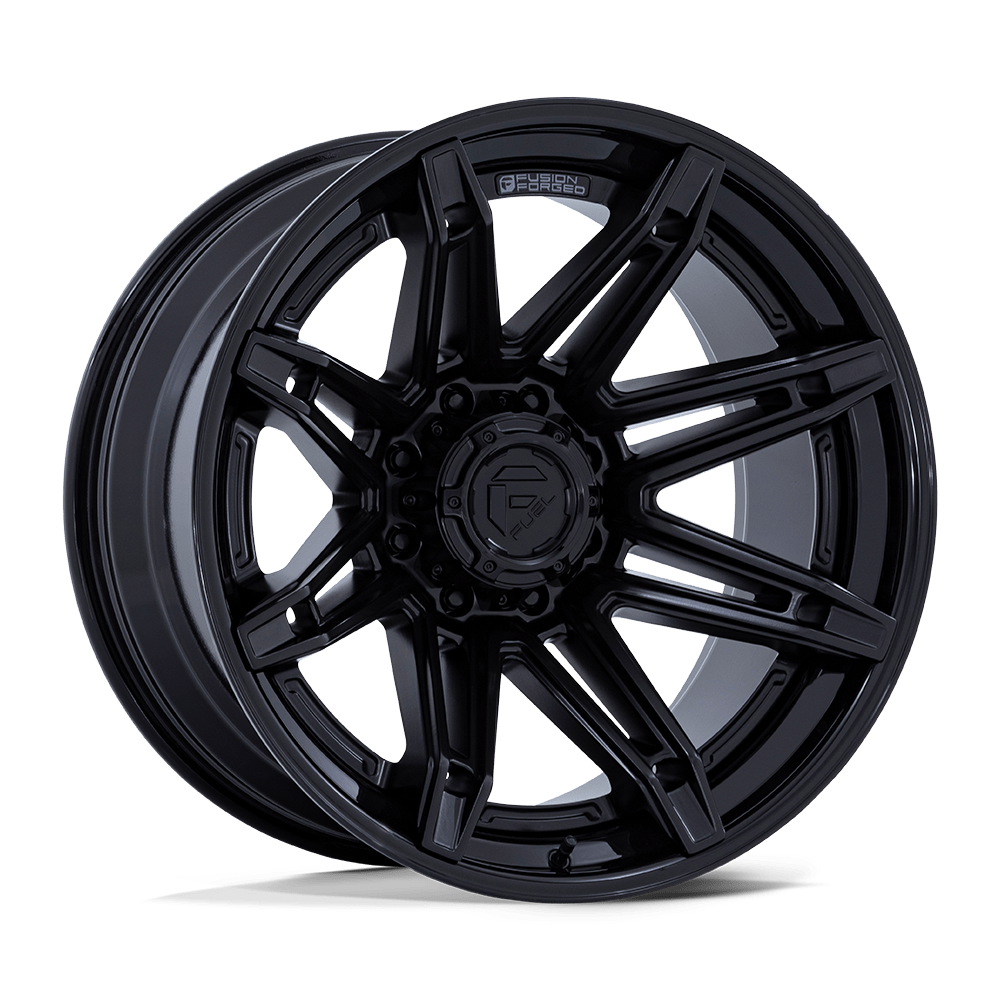 Fuel Wheels FC401 Brawl 20x10 Matte Black w/Gloss Black Lip -18mm ET 87.1mm CB 6x135