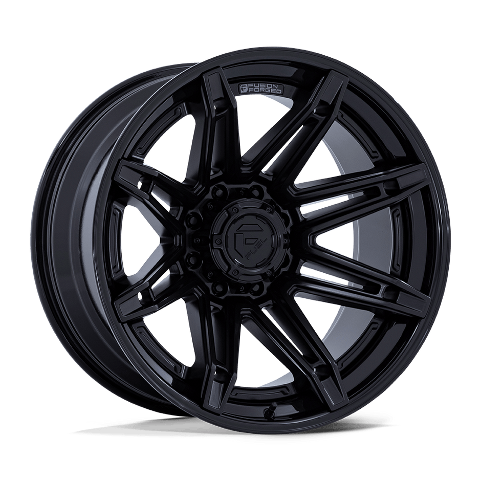 Fuel Wheels FC401 Brawl 20x10 Matte Black w/Gloss Black Lip -18mm ET 87.1mm CB 6x135