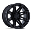 Fuel Wheels FC401 Brawl 20x10 Matte Black w/Gloss Black Lip -18mm ET 87.1mm CB 6x135