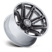 Fuel Wheels FC401 Brawl 20x10 Platinum w/Chrome Lip -18mm ET 87.1mm CB 6x135
