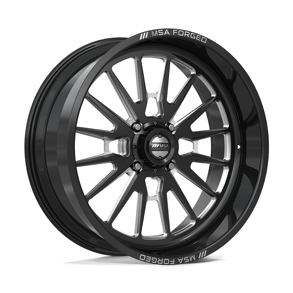 MSA Offroad Wheels MA400 Breakout UTV 24x10 Gloss Black Machined -25mm ET 72.56mm CB 4x156