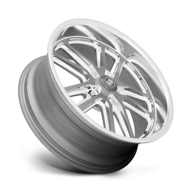 U.S. Mags U130 Bullet 17x8 Textured Gunmetal w/Milled Edge 1mm ET 78.1mm CB 5x127