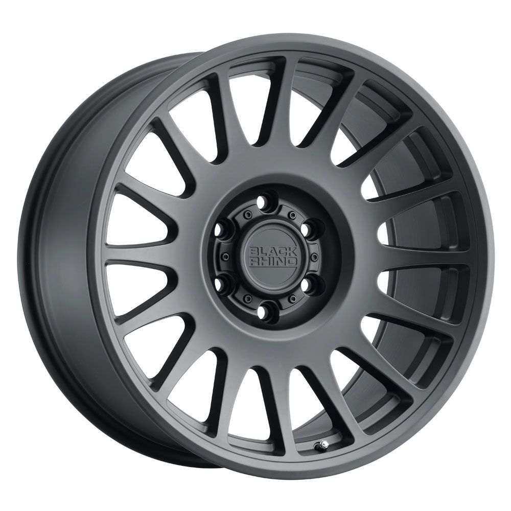 Black Rhino Hard Alloys Bullhead 20x9.5 Matte Black 12mm ET 112.1mm CB 6x139.7