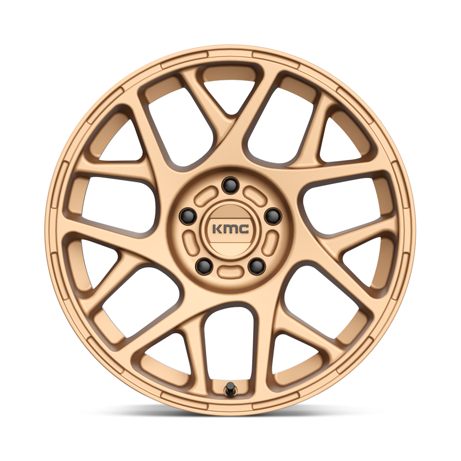 KMC Wheels KM708 Bully 17x8 Matte Bronze 38mm ET 72.56mm CB 5x110