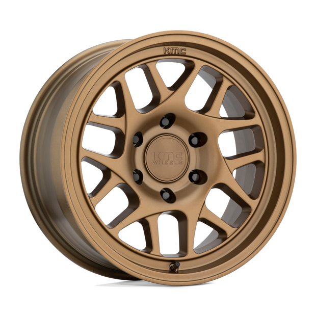 KMC Wheels KM717 Bully OL 17x8.5 Matte Bronze 18mm ET 66.06mm CB 6x114.3