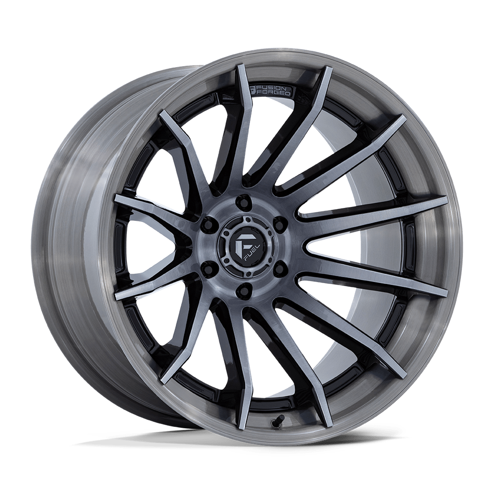 Fuel Wheels FC403 Burn 20x10 Gloss Black Brushed w/Dark Tint -18mm ET 71.5mm CB 5x127