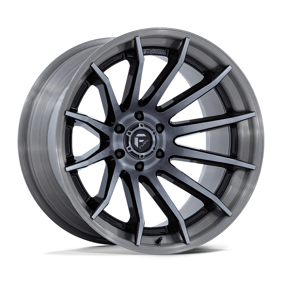 Fuel Wheels FC403 Burn 20x10 Gloss Black Brushed w/Dark Tint -18mm ET 71.5mm CB 5x127