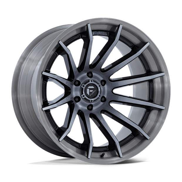 Fuel Wheels FC403 Burn 20x10 Gloss Black Brushed w/Dark Tint -18mm ET 71.5mm CB 5x127