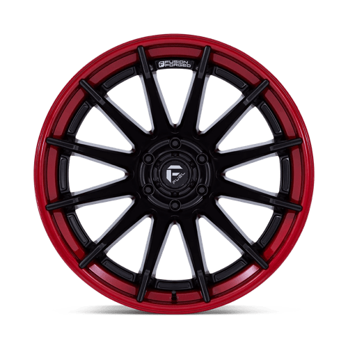 Fuel Wheels FC403 Burn 24x12 Matte Black w/Candy Red Lip -44mm ET 87.1mm CB 6x135