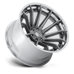 Fuel Wheels FC403 Burn 20x10 Platinum w/Chrome Lip -18mm ET 71.5mm CB 5x127