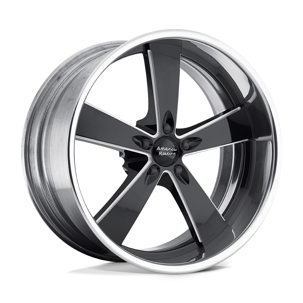American Racing VN472 Burnout 18x9 Black Milled w/Polished Barrel 42mm ET 5x112