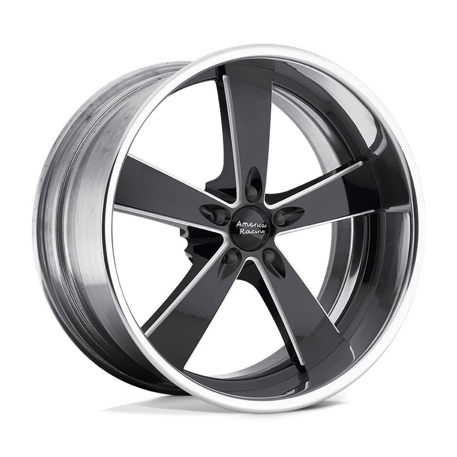 American Racing VN472 Burnout 18x9 Black Milled w/Polished Barrel 42mm ET 5x112