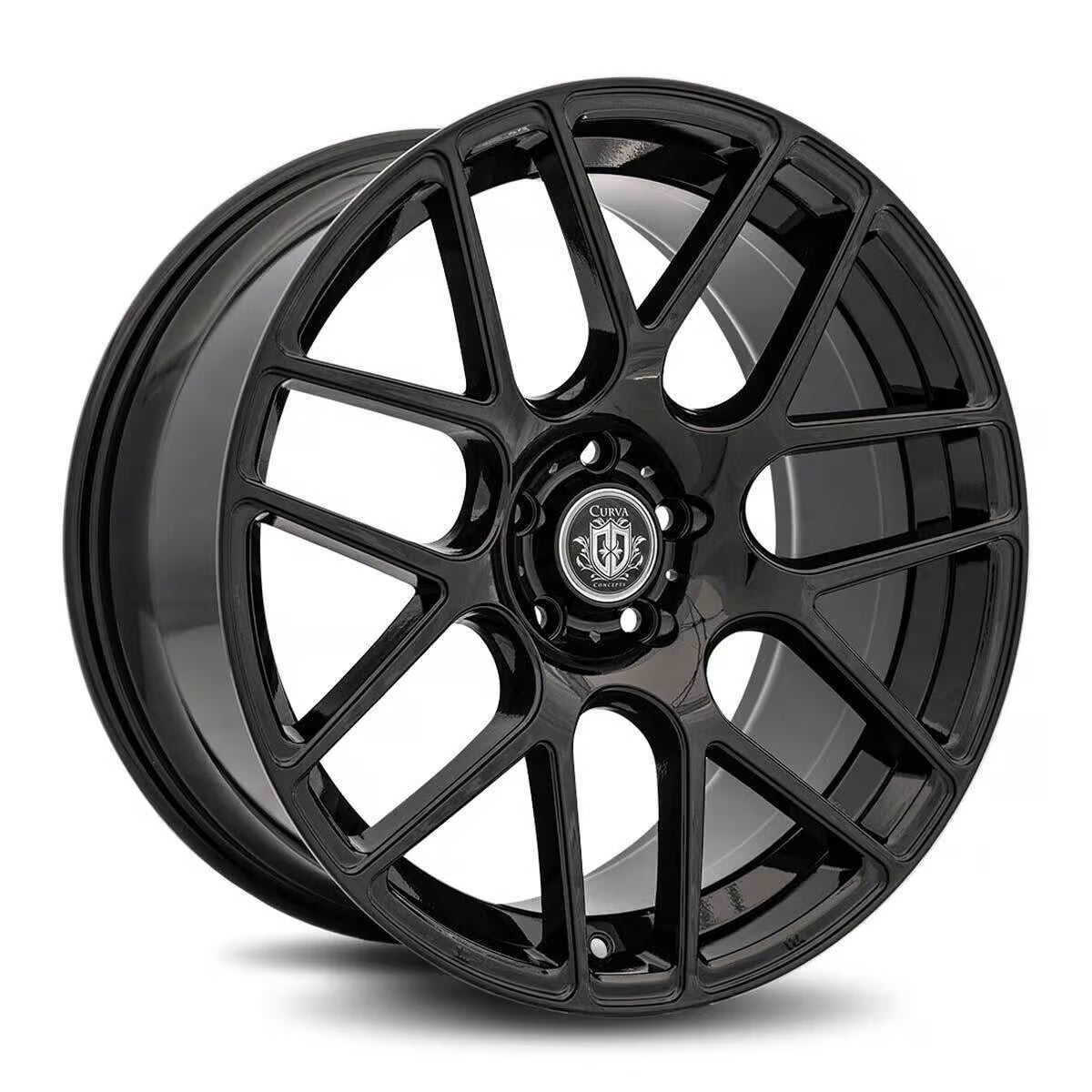 Curva Concepts C7 18x8 Gloss Black 35mm ET 72.6mm CB 5x120