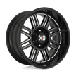 XD Wheels XD850 Cage 20x9 Gloss Black Milled wheel