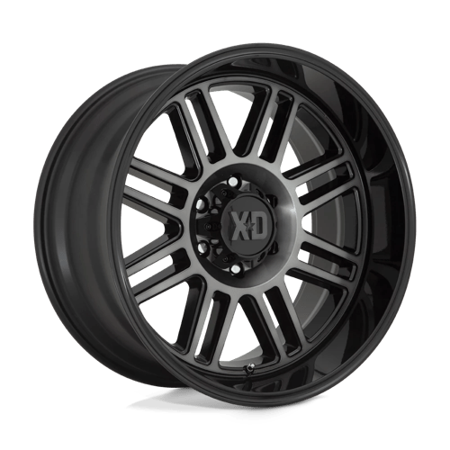 XD Wheels XD850 Cage 20x10 Gloss Black w/Gray Tint -18mm ET 106.1mm CB 6x139.7 wheel
