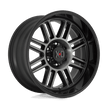 XD Wheels XD850 Cage 20x10 Gloss Black w/Gray Tint -18mm ET 106.1mm CB 6x139.7 wheel