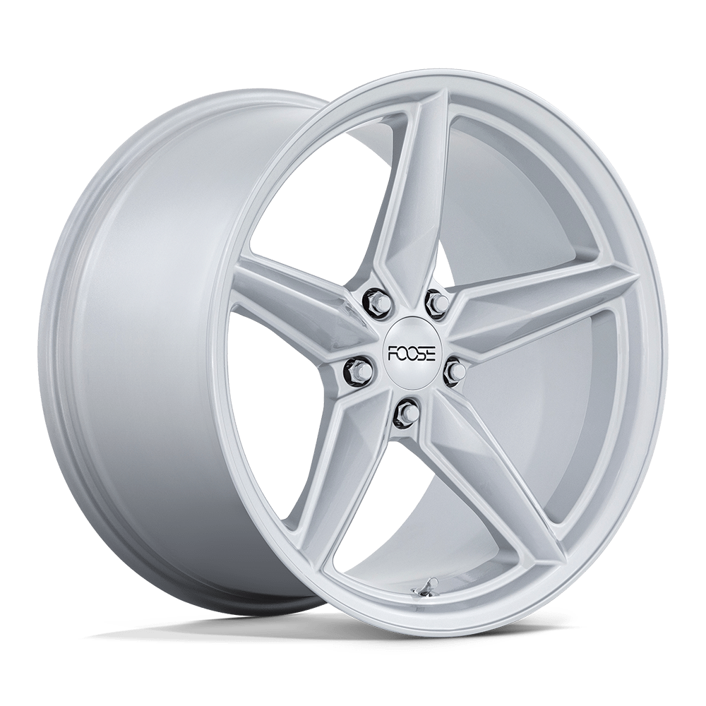Foose Wheels F174 CF8 19x11 Gloss Silver 43mm ET 67.06mm CB 5x120