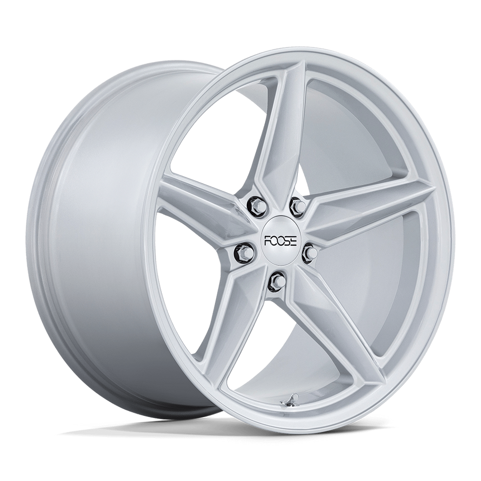 Foose Wheels F174 CF8 19x11 Gloss Silver 43mm ET 67.06mm CB 5x120