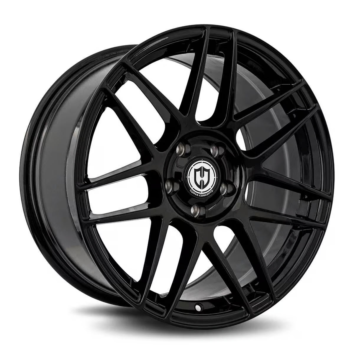 Curva Concepts CFF300 18x8.5 Gloss Black 35mm ET 73.1mm CB Custom BP