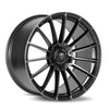 Curva Concepts CFF75 20x10 Gloss Black Machined Face Dark Tint Satin Lacquer 20mm ET 73.1mm CB Custom BP
