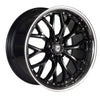 Curva Concepts CFF76 20x10.5 Gloss Black Stainless Lip 35mm ET 73.1mm CB 5x114.3