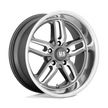 U.S. Mags U129 Cten 18x8 Matte Gunmetal Milled 1mm ET 72.56mm CB 5x120.65