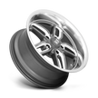 U.S. Mags U129 Cten 18x8 Matte Gunmetal Milled 1mm ET 72.56mm CB 5x120.65
