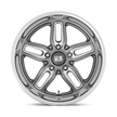 U.S. Mags U129 Cten 18x8 Matte Gunmetal Milled 1mm ET 72.56mm CB 5x120.65