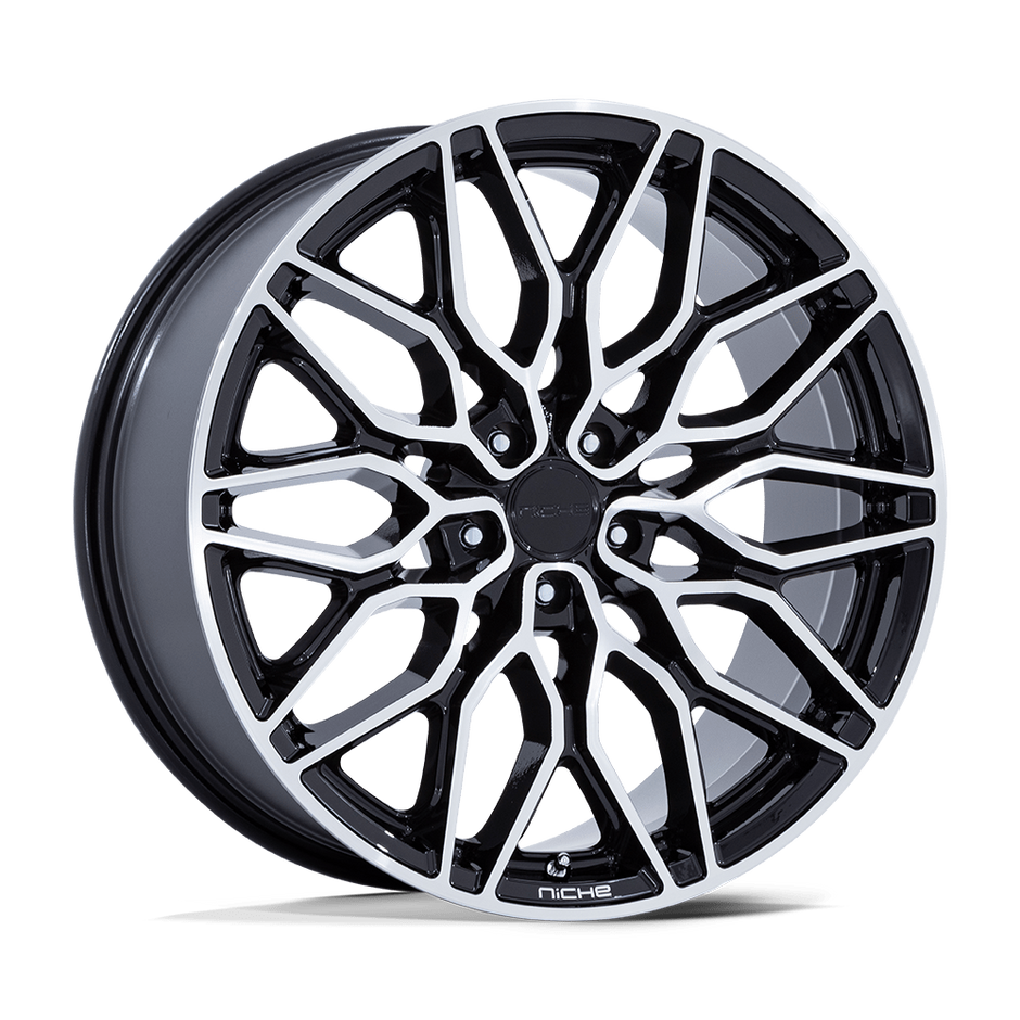 Niche NC277 Calabria 5 20x10.5 Gloss Black Machined 40mm ET 72.56mm CB 5x114.3