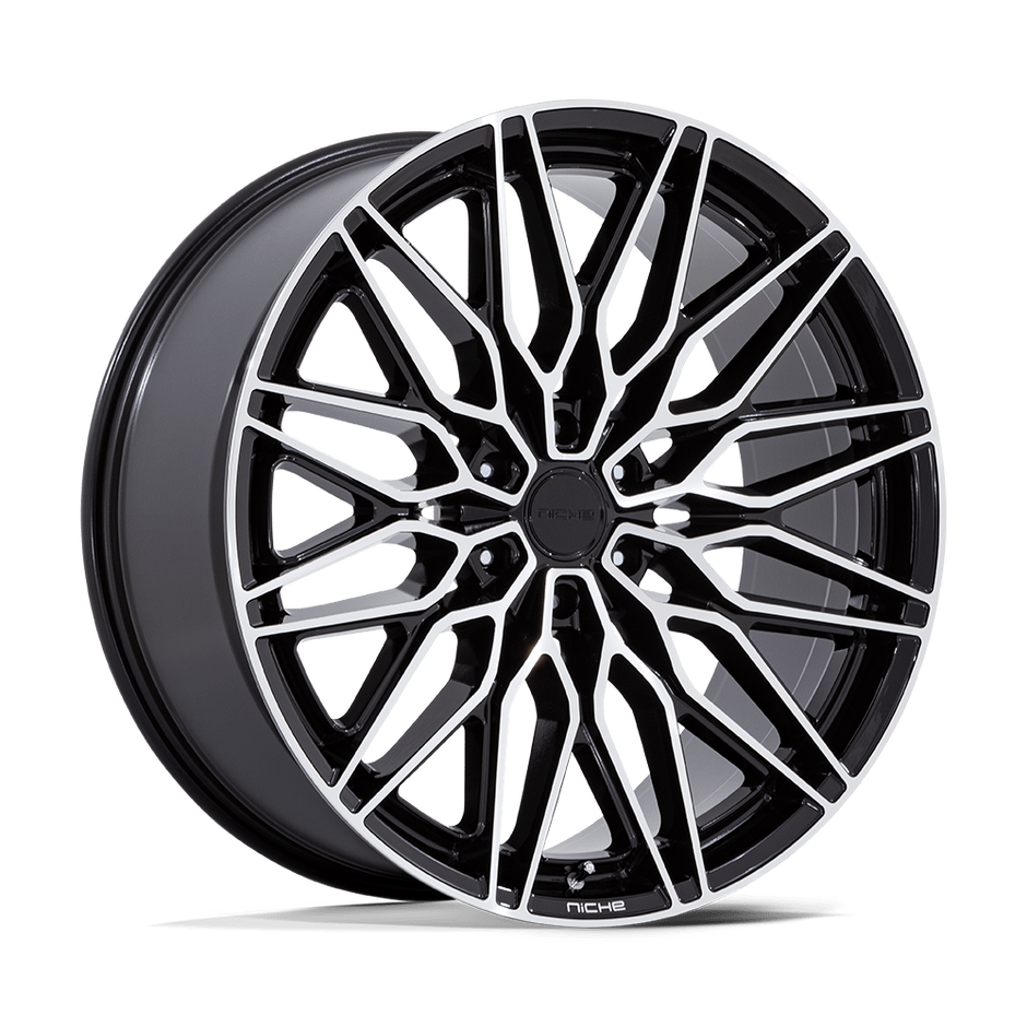 Niche NC278 Calabria 6 20x9.5 Gloss Black Machined 30mm ET 87.1mm CB 6x135