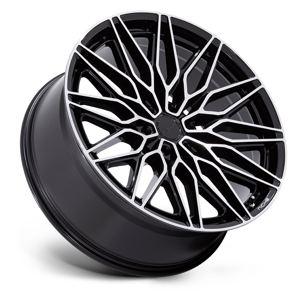 Niche NC278 Calabria 6 20x9.5 Gloss Black Machined 30mm ET 87.1mm CB 6x135